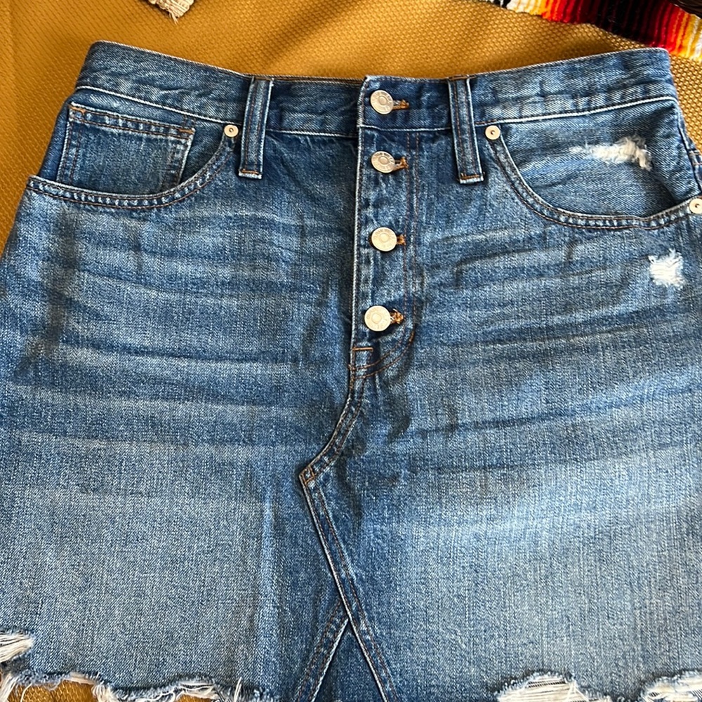 Madewell Jean Skirt